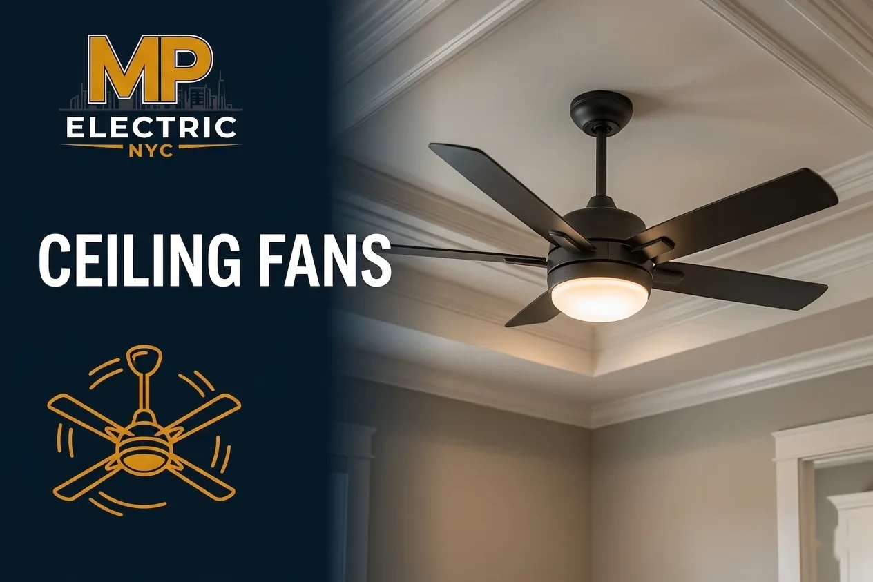 MP Electric NYC — professional ceiling fan installation in NYC