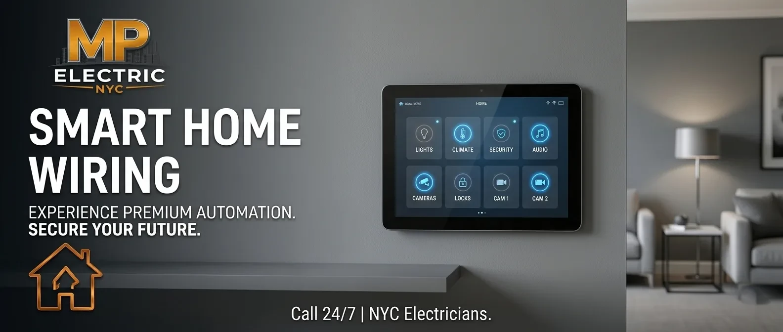 MP Electric NYC smart home wiring installation