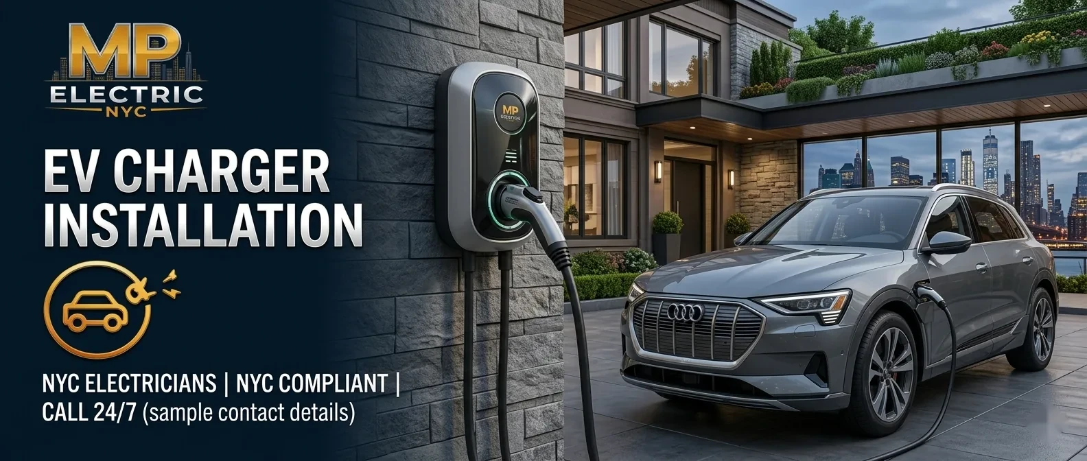 EV charger installation costs in NYC 2026