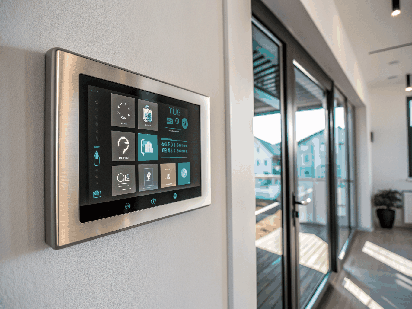 Smart Home 2 Modern smart home electrical automation panel interface