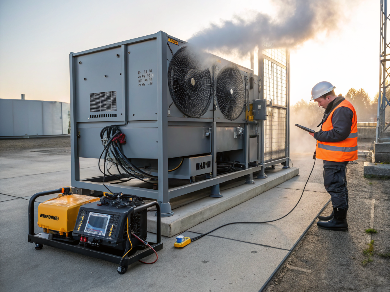 Generator 3 Residential standby generator installation
